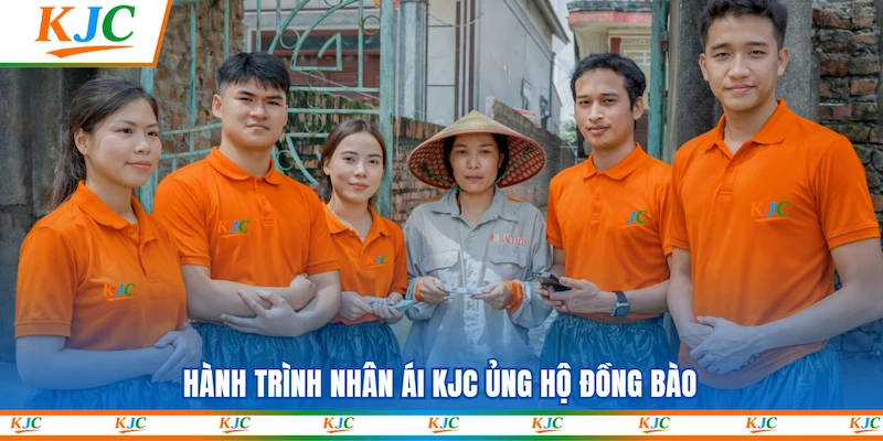Hành trình nhân ái KJC ủng hộ đồng bào